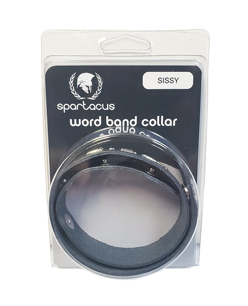 Carregar imagem no visualizador da Galeria, Spartacus SISSY Leather Collar - Black