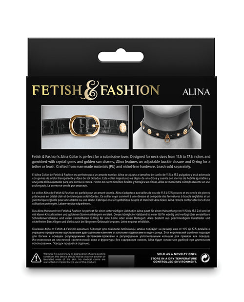 Cargue la imagen en el visor de la galería, Fetish & Fashion Alina Collar - Black