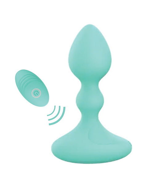 Indlæs billede i gallerifremviser, Pink Elephant Lil Rumble Rechargeable Vibe w/Remote - Aqua