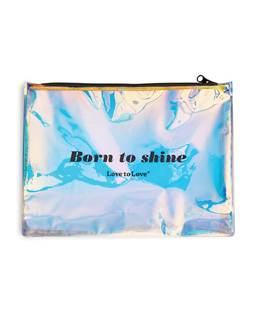 Încărcați imaginea în vizualizatorul Galerie, Love to Love Born to Shine Pouch - Black Onyx