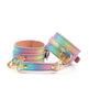 Load image into Gallery viewer, Hello Sexy! Hot Bitch Cuffs & Collar - Iridescent Rainbow