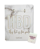 Load image into Gallery viewer, HBD Birthday Greeting Card w/Matchbook