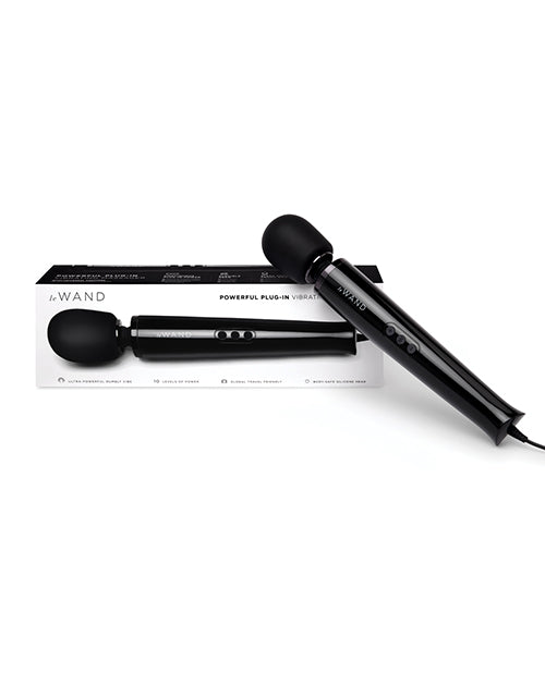 Afbeelding laden in Galerijviewer, Le Wand Powerful Plug-In Vibrating Massager - Black