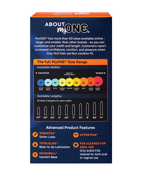 Załaduj obraz do przeglądarki galerii, My One Extra Wide Condoms - Pack of 10