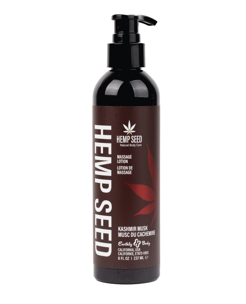 Load image into Gallery viewer, Earthly Body Hemp Seed Massage Lotion - 8 oz Kashmir Musk