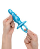 Załaduj obraz do przeglądarki galerii, b-Vibe Butties Bounce Beaded Tapered Plug - Blue