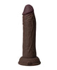 Cargue la imagen en el visor de la galería, Shaft Flexskin Liquid Silicone 6.5" Vibrating Dong - Mahogany