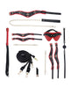 Încărcați imaginea în vizualizatorul Galerie, Shots Ouch! Milan Collection Bondage Kit w/Bag - Black/Red