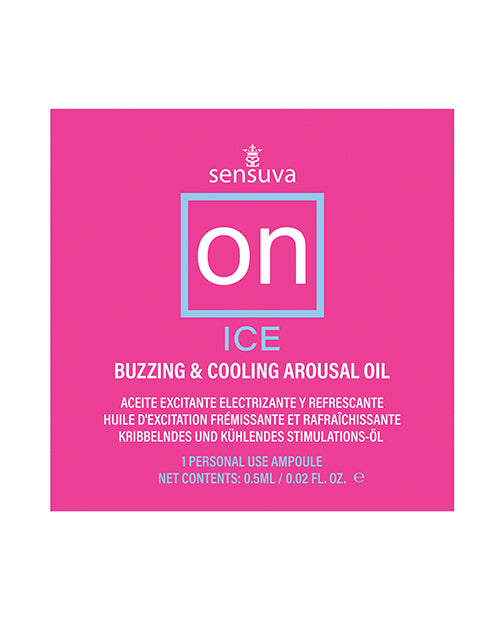 Indlæs billede i gallerifremviser, ON Ice Arousal Oil - Single Use Ampoule Packet
