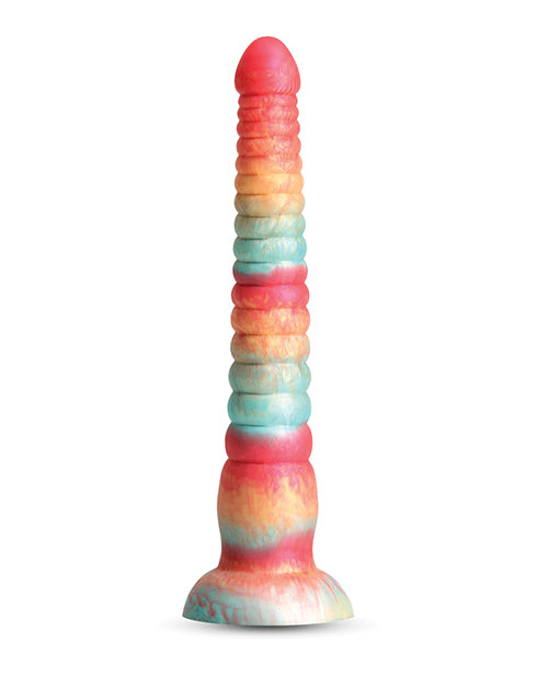 Load image into Gallery viewer, Colours Stacked 9" Dildo - Red/Gold