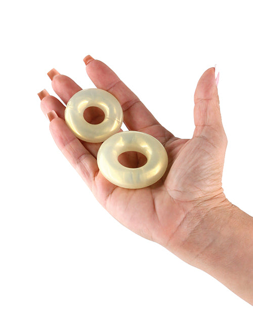 Load image into Gallery viewer, Fantasia Double Stack Cock Rings - Amber