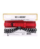 Încărcați imaginea în vizualizatorul Galerie, Sex & Mischief Ex's & Oh's Collar & Leash - Red/Black