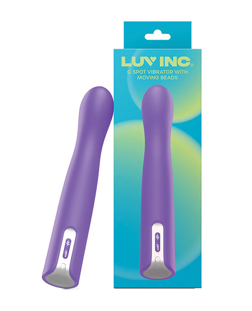 Charger l'image dans la visionneuse de la galerie, Luv Inc. G-Spot Vibrator w/Moving Beads - Purple