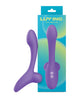 Load image into Gallery viewer, Luv Inc Poseable Duo Vibrator Purple Multi Pattern Modes Sculptable Shape Retaining Material