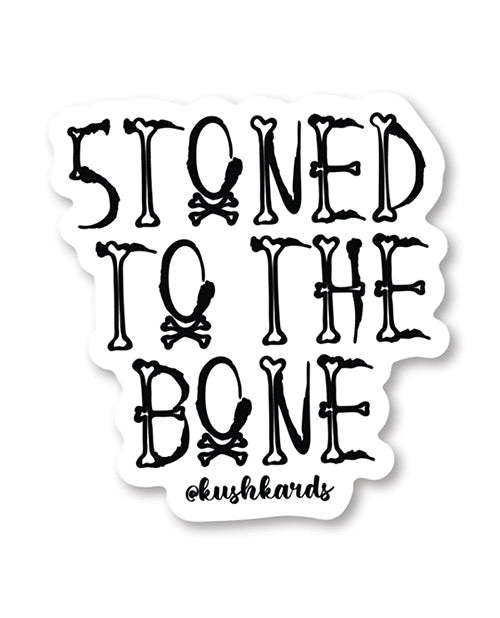 Afbeelding laden in Galerijviewer, Halloween Stoned to the Bone Sticker - Pack of 3