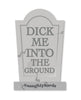 Load image into Gallery viewer, Halloween Dick In Ground Greeting Card w/Sticker