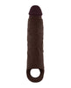 Afbeelding laden in Galerijviewer, Shaft Flexskin Liquid Silicone 8.8" Vibrating Sheath - Mahogany