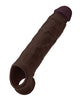 Afbeelding laden in Galerijviewer, Shaft Flexskin Liquid Silicone 8.8" Vibrating Sheath - Mahogany
