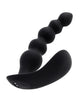 Load image into Gallery viewer, Evolved Bead Me Up Curved Anal Vibrator w/Remote Control - Black
