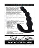 Load image into Gallery viewer, Evolved Bead Me Up Curved Anal Vibrator w/Remote Control - Black