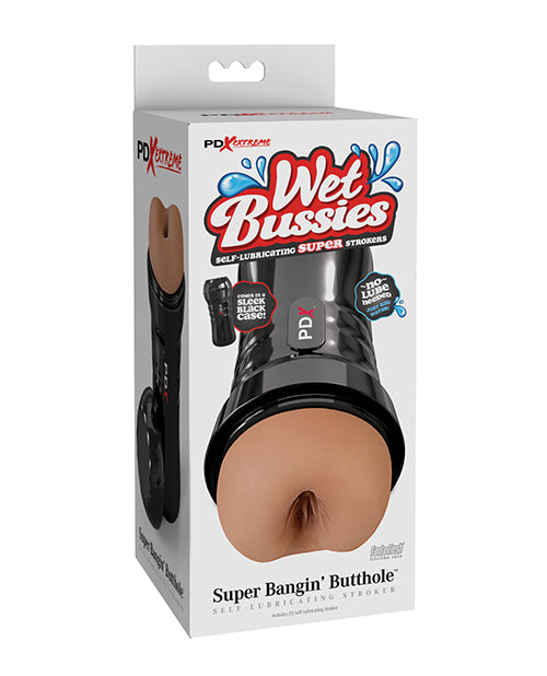 Carregar imagem no visualizador da Galeria, PDX Extreme Wet Bussies Super Bangin' Butthole Stroker - Brown