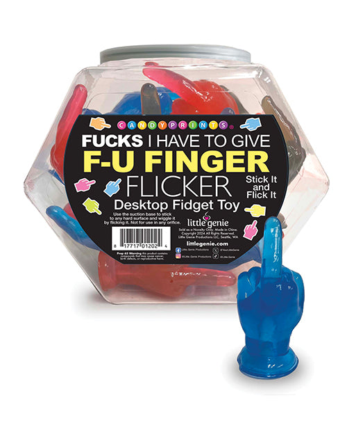 Ladda bilden i Galleri Viewer, Fucks I Have To Give Finger Flicker Fidget Toy - Fishbowl of 24