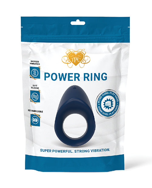 Cargue la imagen en el visor de la galería, Anillo de potencia - Anillo vibrador para el pene - Azul