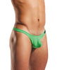 Load image into Gallery viewer, Cocksox Enhancing Pouch Thong Palm Leaf Green Large