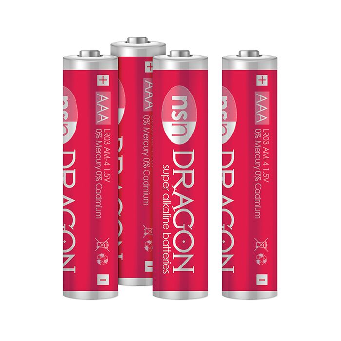 Încărcați imaginea în vizualizatorul Galerie, Dragon Alkaline Batteries - AAA Pack of 4