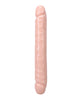 Load image into Gallery viewer, 12 Inch Jr Double Header White Dildo With Dual Heads And Veined Shaft
