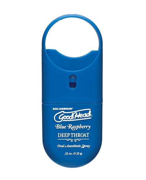 Load image into Gallery viewer, GoodHead Deep Throat Spray To Go Blue Raspberry Travel Size