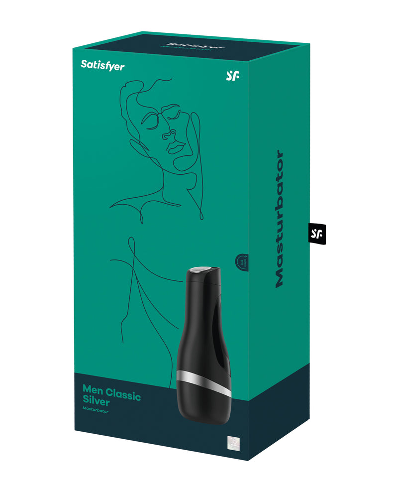 Załaduj obraz do przeglądarki galerii, Satisfyer Men Classic - Black/Silver