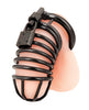 Cargue la imagen en el visor de la galería, Blue Line Deluxe Chastity Cage - Black