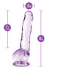 Cargue la imagen en el visor de la galería, Blush Naturally Yours 6 Inch Crystalline Dildo Amethyst Suction Cup