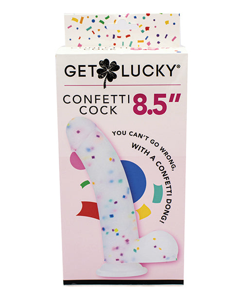 Charger l'image dans la visionneuse de la galerie, Get Lucky 8.5" Real Skin Confetti Cock - Multi Color