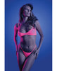 Load image into Gallery viewer, Glow Come Alive Suspender Stockings, Bralette & G-String Multi Color O/S