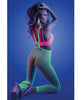 Load image into Gallery viewer, Glow Come Alive Suspender Stockings, Bralette & G-String Multi Color O/S
