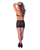 Ladda bilden i Galleri Viewer, Sexy Time Courtney Polka Dot Mesh Halter & Skirt Black L/XL