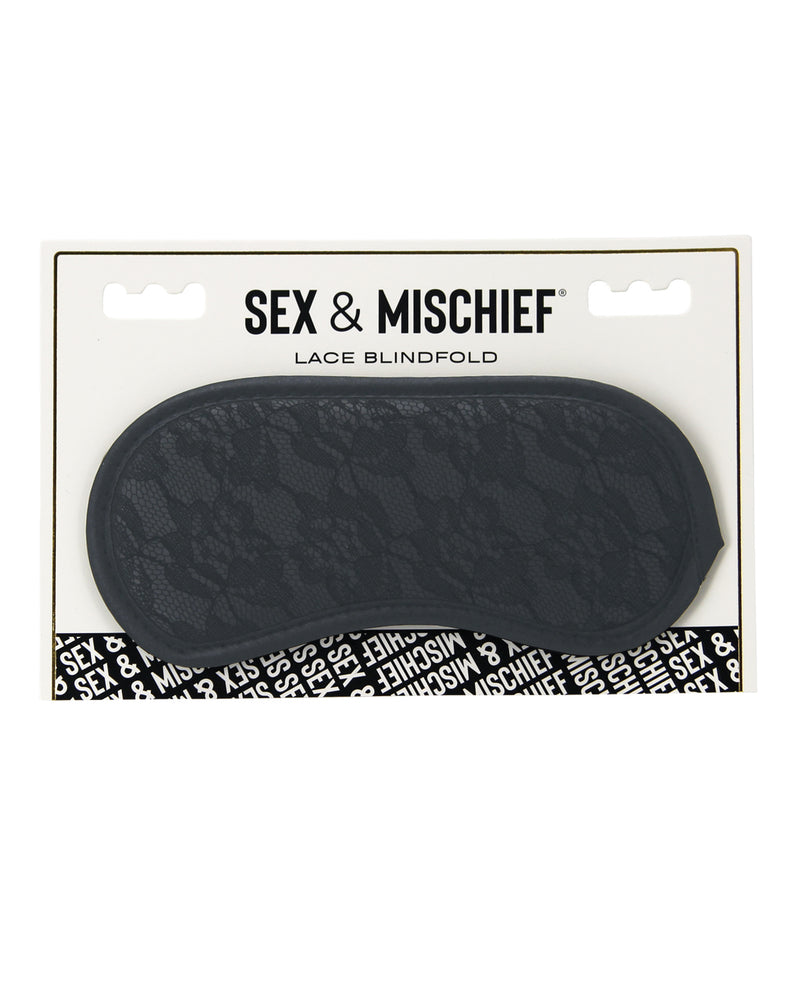 Load image into Gallery viewer, Sincerely Lace Blindfold - Black