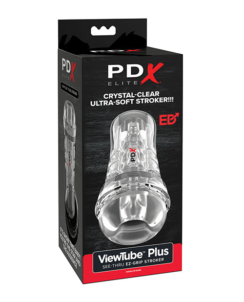 Charger l'image dans la visionneuse de la galerie, PDX Elite ViewTube See-Thru EZ-Grip Stroker Clear Version