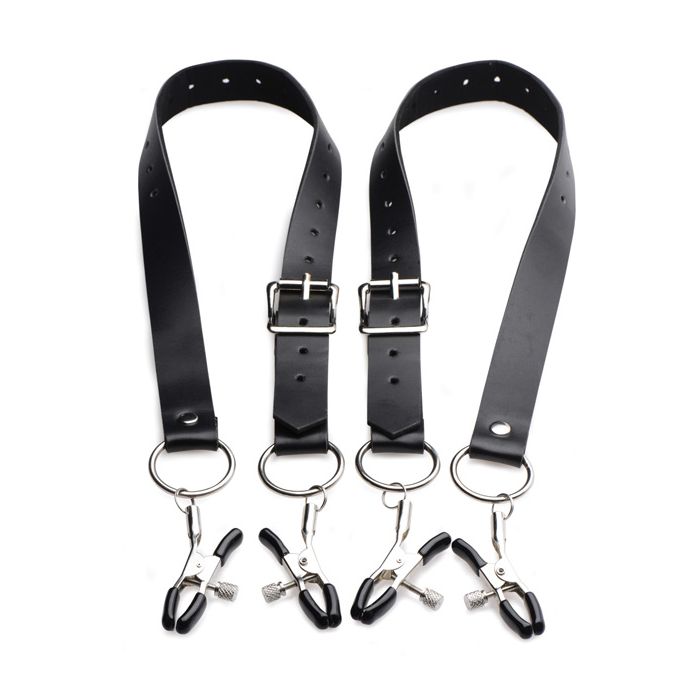 Cargue la imagen en el visor de la galería, Master Series Labia Spreader With Clamps For Intense Fetish Play