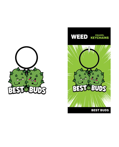 Load image into Gallery viewer, Wood Rocket Weed Best Buds Keychain - Green