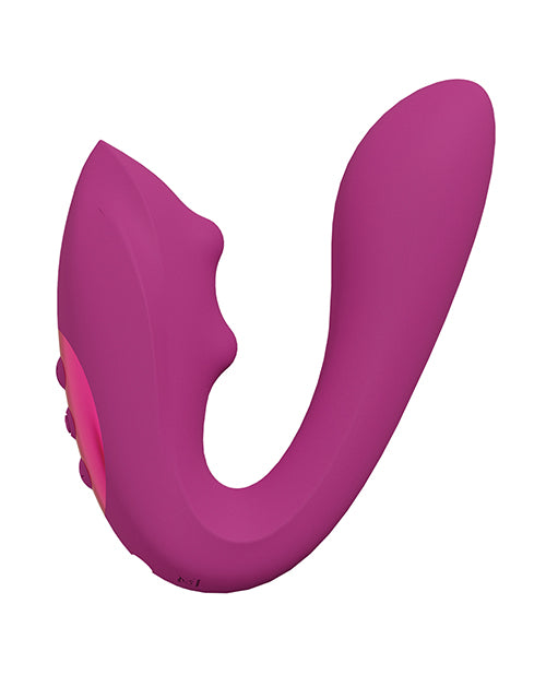 Charger l'image dans la visionneuse de la galerie, Shots Yuki Dual Action G-Spot Vibrator w/Massaging Beads - Pink