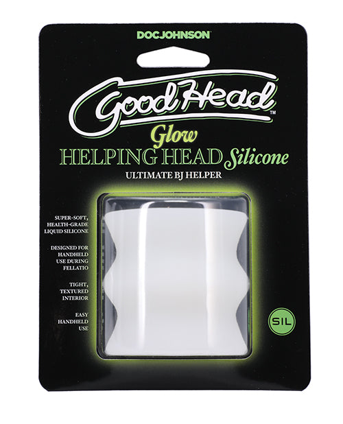 Încărcați imaginea în vizualizatorul Galerie, GoodHead Silicone Glow Helping Head - Frost