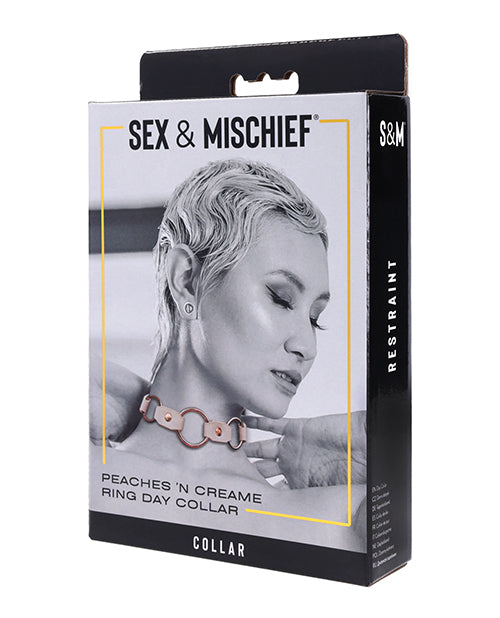 Load image into Gallery viewer, Sex And Mischief Peaches N CreaMe Ring Day Collar Rose Gold Rings