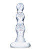 Lataa kuva gallerian katseluohjelmaan, Glas Triple Play Beaded Butt Plug - Clear