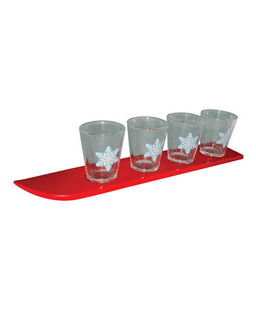 Load image into Gallery viewer, Ski Shot Glass Set - Set of 4
