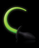 Load image into Gallery viewer, Shots Ouch Puppy Tail Plug - Glow in the Dark