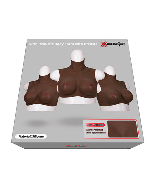Lataa kuva gallerian katseluohjelmaan, XX-DREAMTOYS Ultra Realistic H Cup Breast Form Extra Large - Black