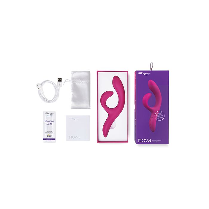Încărcați imaginea în vizualizatorul Galerie, We-Vibe Nova 2 Flexible Rabbit - Fuchsia